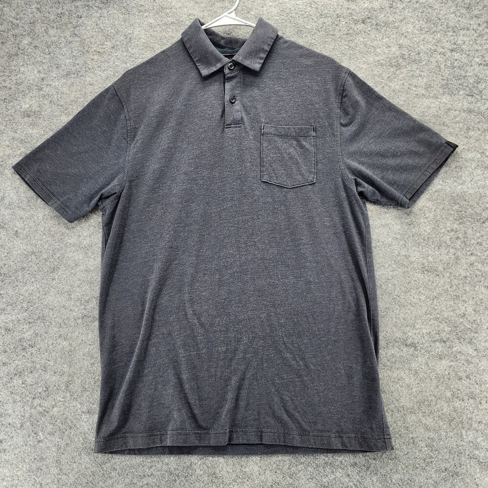 Under Armour Polo Shirt Mens Medium Loose Heat Gear Gray
